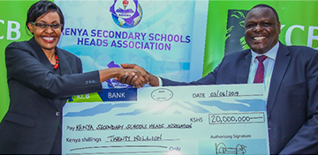 KCB Bank Cements Education Sector Support, Puts KShs. 20M into Head Teachers Meeting